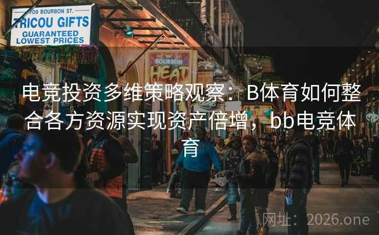 电竞投资多维策略观察:B体育如何整合各方资源实现资产倍增,bb电竞体育