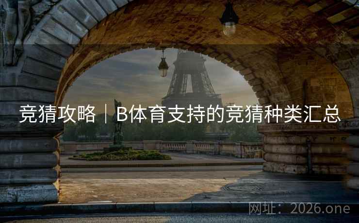 竞猜攻略|B体育支持的竞猜种类汇总