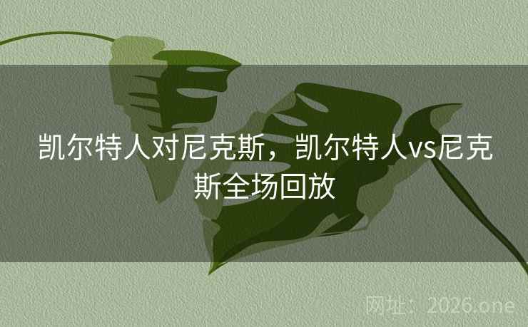 凯尔特人对尼克斯，凯尔特人vs尼克斯全场回放