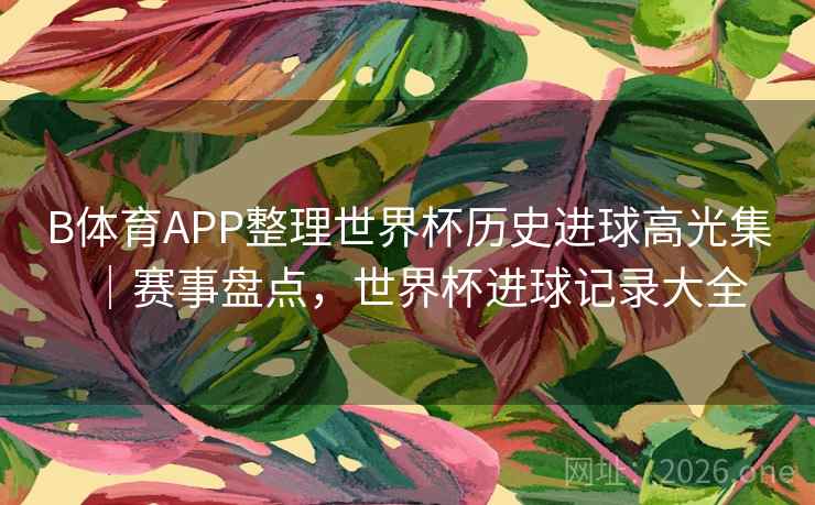 B体育APP整理世界杯历史进球高光集｜赛事盘点，世界杯进球记录大全